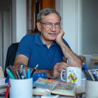  Painter of Silence: A Portrait of Orhan Pamuk - Unveiling the Echoes of Memory and Yearning through Poetic Prose